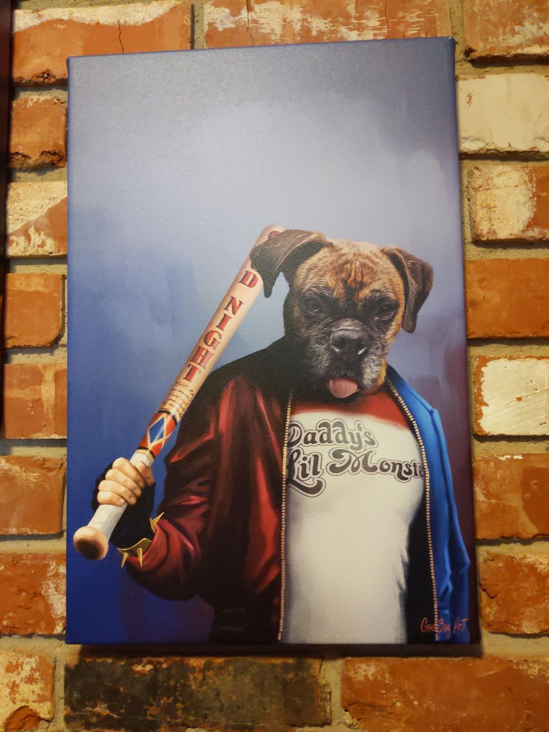 "Marley Quinn" - Painted Paw Pawtrait