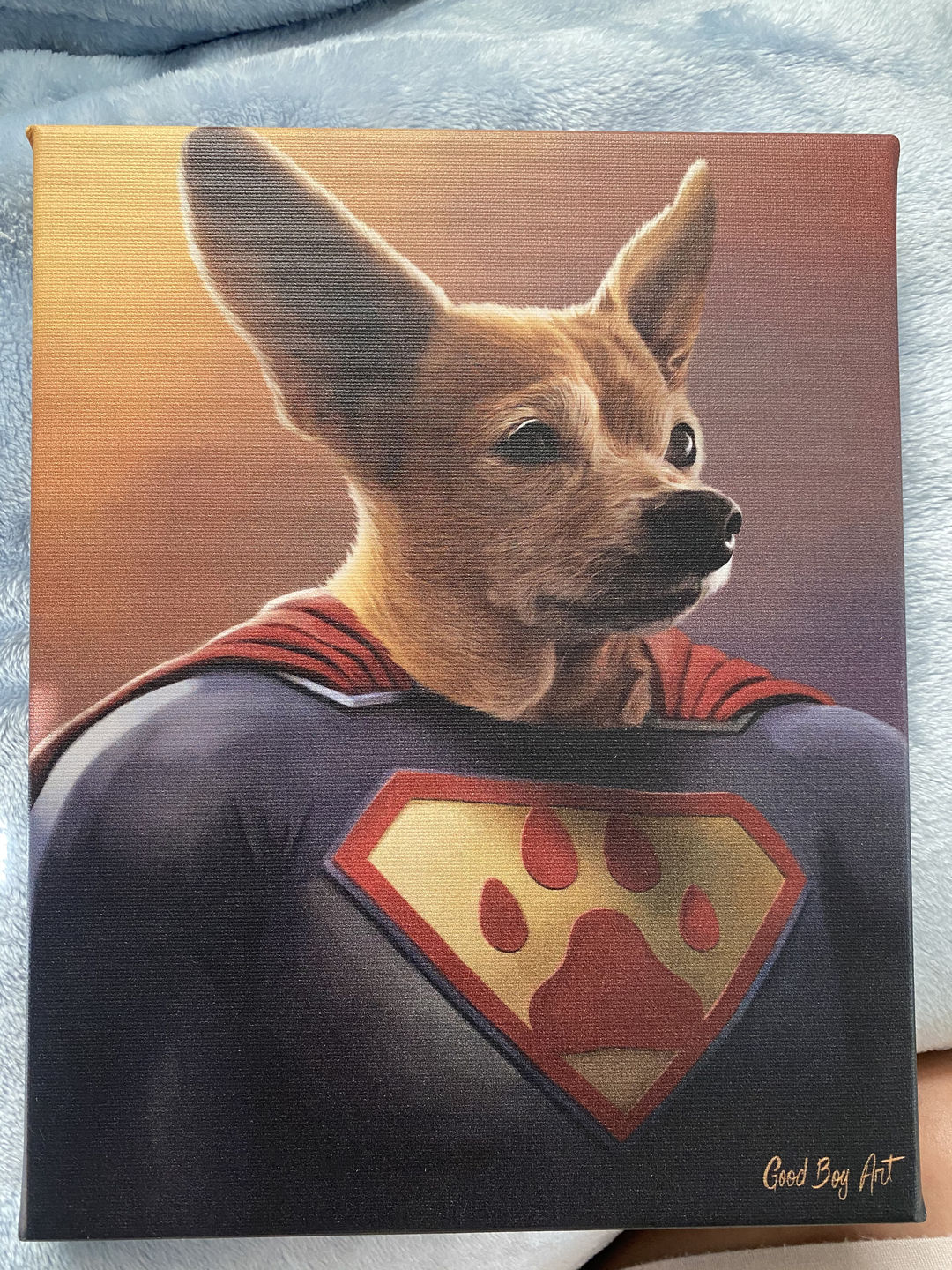 "It's a Bird!" - Painted Paw Pawtrait
