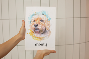 Vibrant Soul Pet Portrait - Limited Edition Watercolour Style