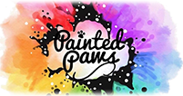 Painted Paws - Beautiful Rainbow Art Pet Portraits!