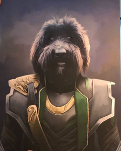 "Loki Odie's son" - Painted Paw Pawtrait