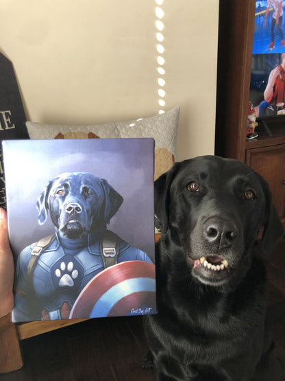 "The Patriot" - Painted Paw Pawtrait
