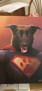 "It's a Bird!" - Painted Paw Pawtrait