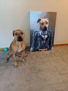 "Black Whiskers" - Painted Paw Pawtrait