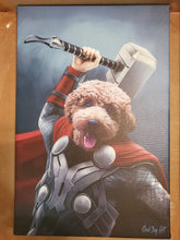 Load image into Gallery viewer, &quot;Son of Odie&quot; - Painted Paw Pawtrait
