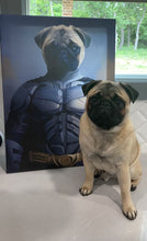 Load image into Gallery viewer, &quot;The Hero We Deserve&quot; - Painted Paw Pawtrait
