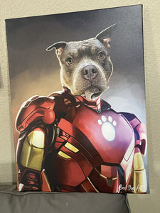 "Bony Stark" - Painted Paw Pawtrait
