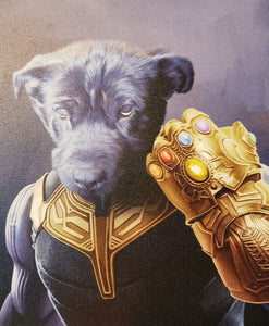 "Infinity Bones" - Painted Paw Pawtrait