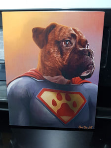 "It's a Bird!" - Painted Paw Pawtrait