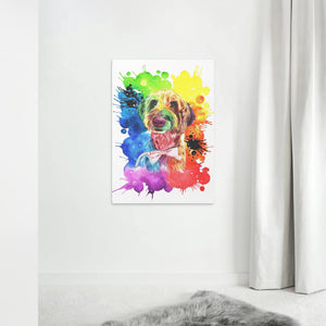 Rainbow Inspired Painted Paw